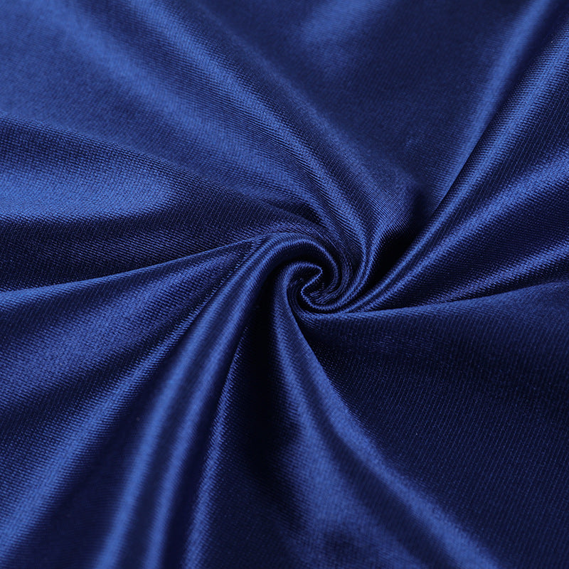 Summer Sexy Low-Back High-Slit Strap Long Dress 14