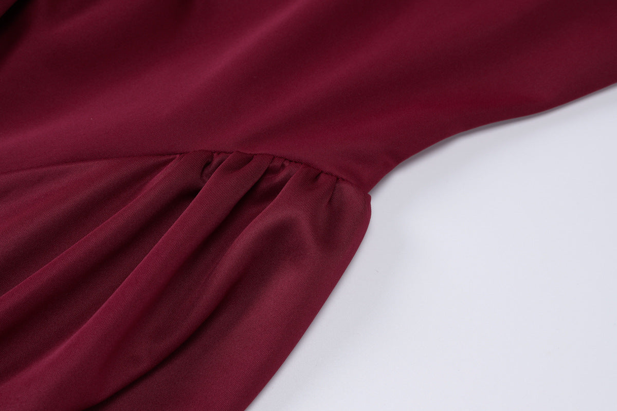 Women Sexy Summer Solid Sleeveless V Neck Halter Neck Dress 16