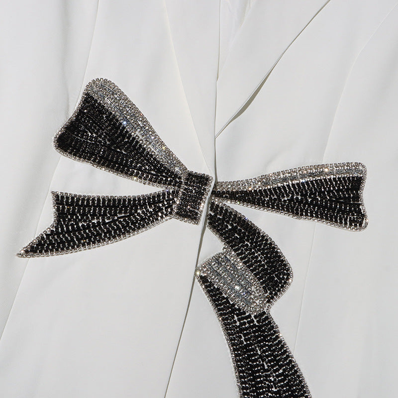 Bow Detail Casual Long-Sleeve Blazer 13