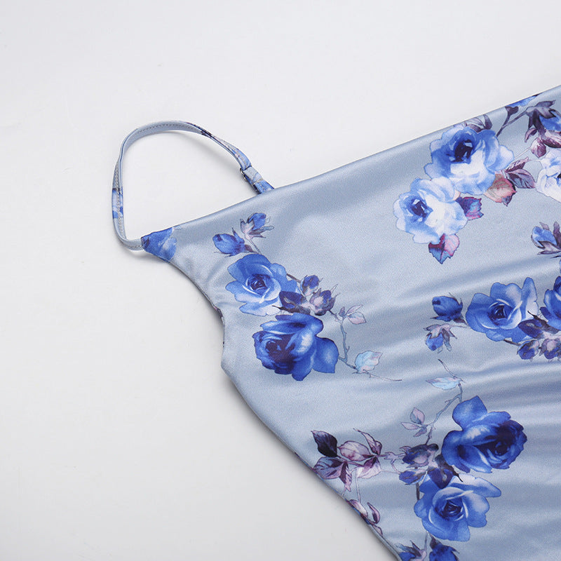 Women printed sexy summer Beach Holidays dress 13