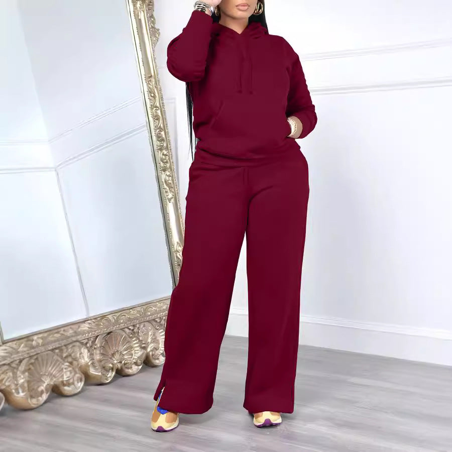 Women Casual Hoodies and Pant Two Piece Set 12