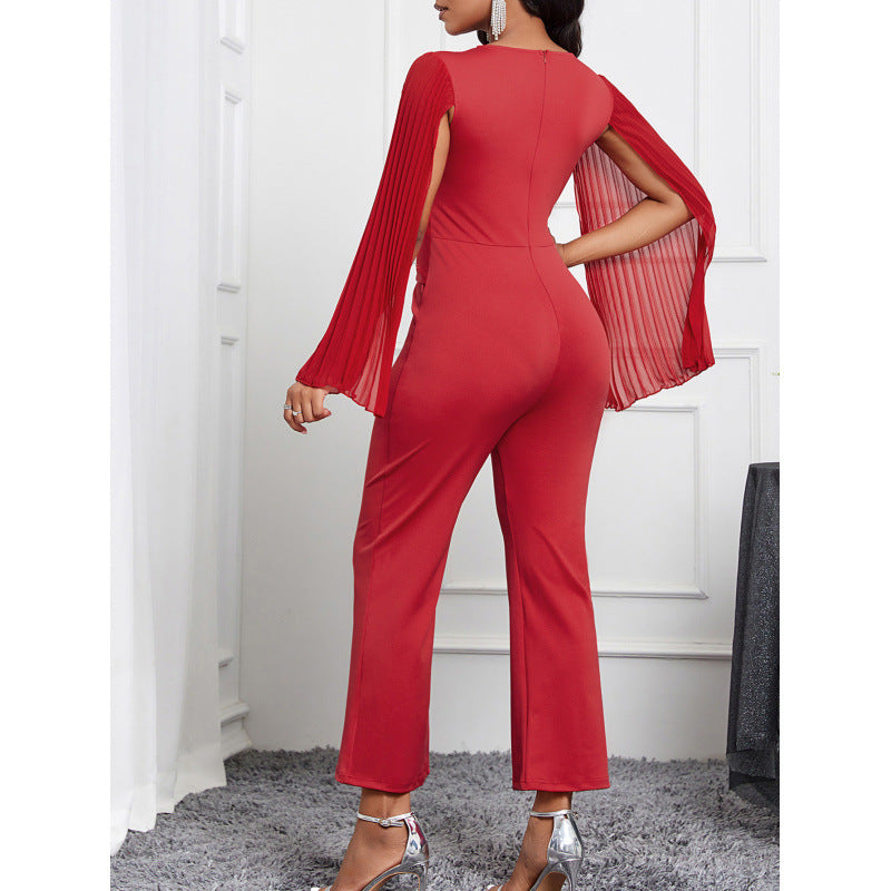 Chic & Elegant Solid Color Jumpsuit 4