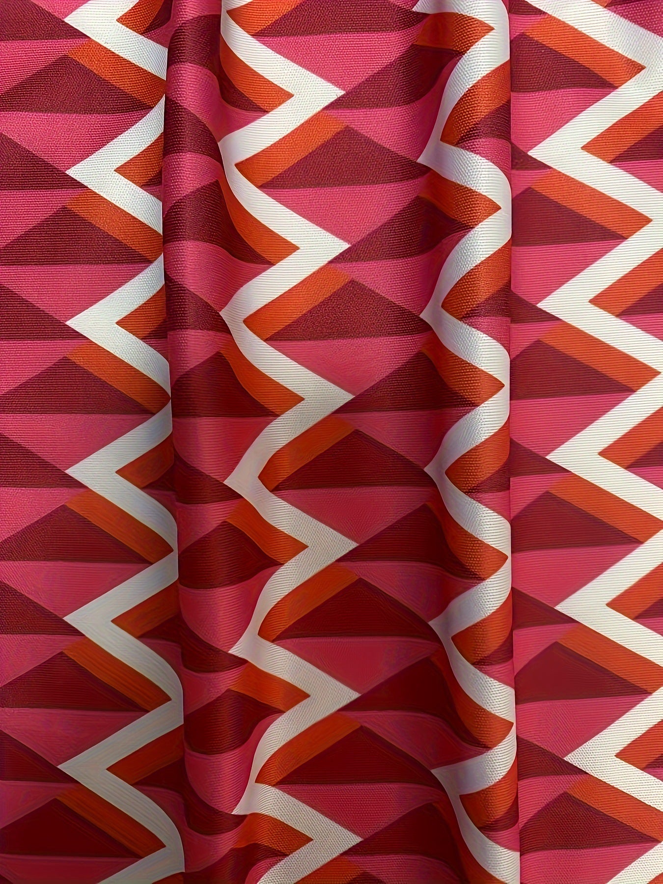 Plus Size Women Print Short Sleeve Dress 8