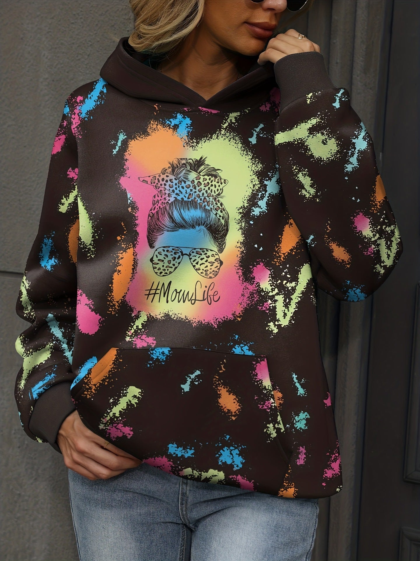 Women Print Casual Loose Hoodies 20