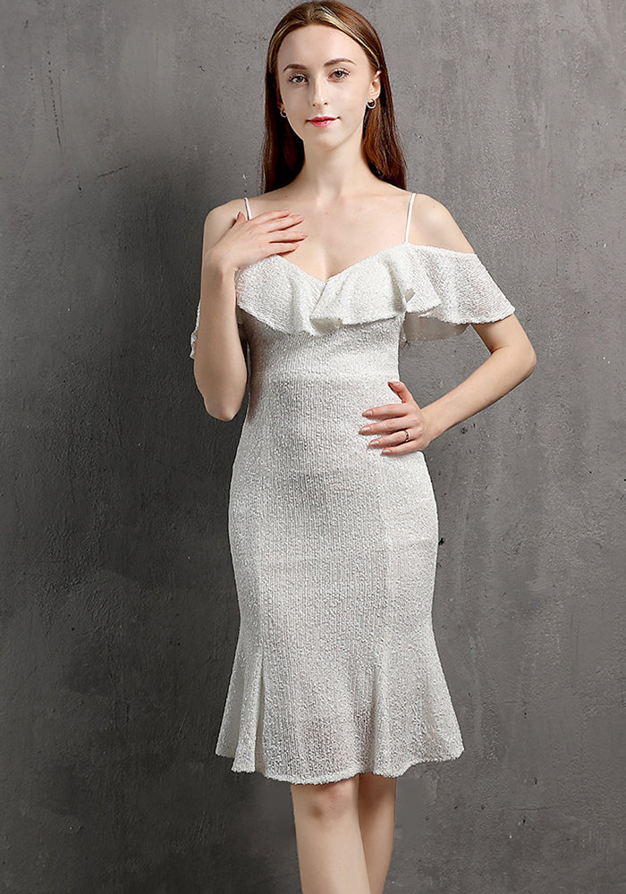 Collar Mini Evening Dress Dinner Party Formal Party Sexy Nightclub Girl Chic Elegant Short Dress