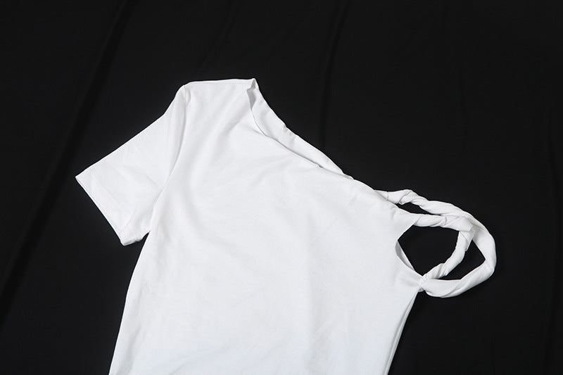 Women Summer Slash Shoulder Dress 47