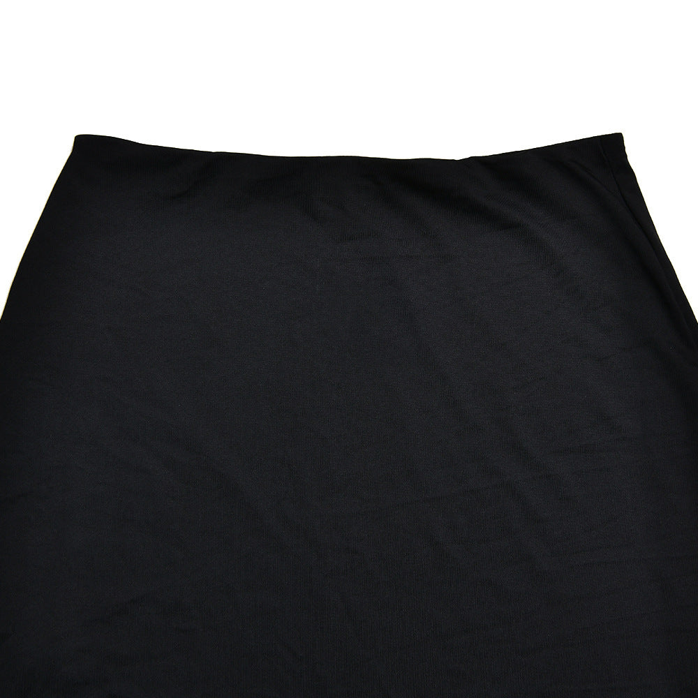 Autumn sexy trendy versatile slim solid color Bodycon long skirt for women 39