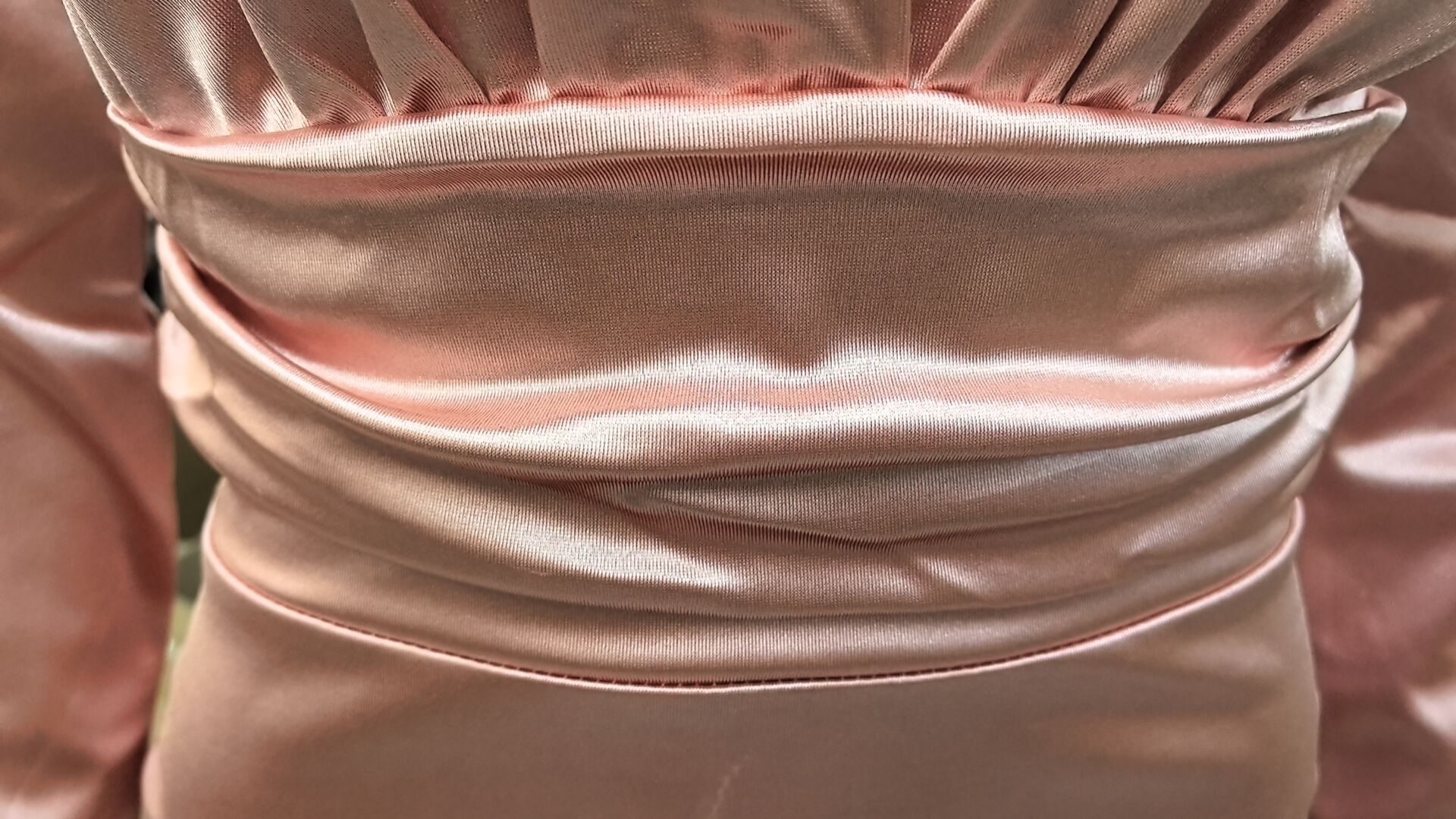 Women Sexy Solid Shiny Long Sleeve V-Neck Dress 21