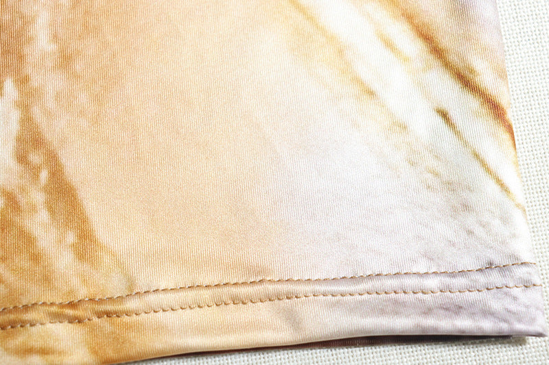 Women's Retro Fashion Print Sexy Off Shoulder Long Sleeve Trendy Dress 12