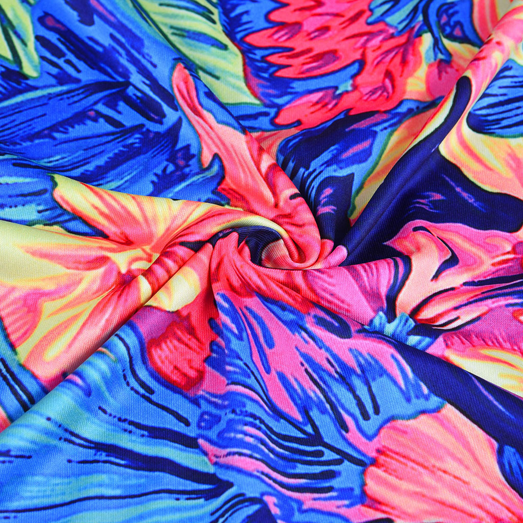 Women Sexy Printed Sleeveless Stretch Dress 6