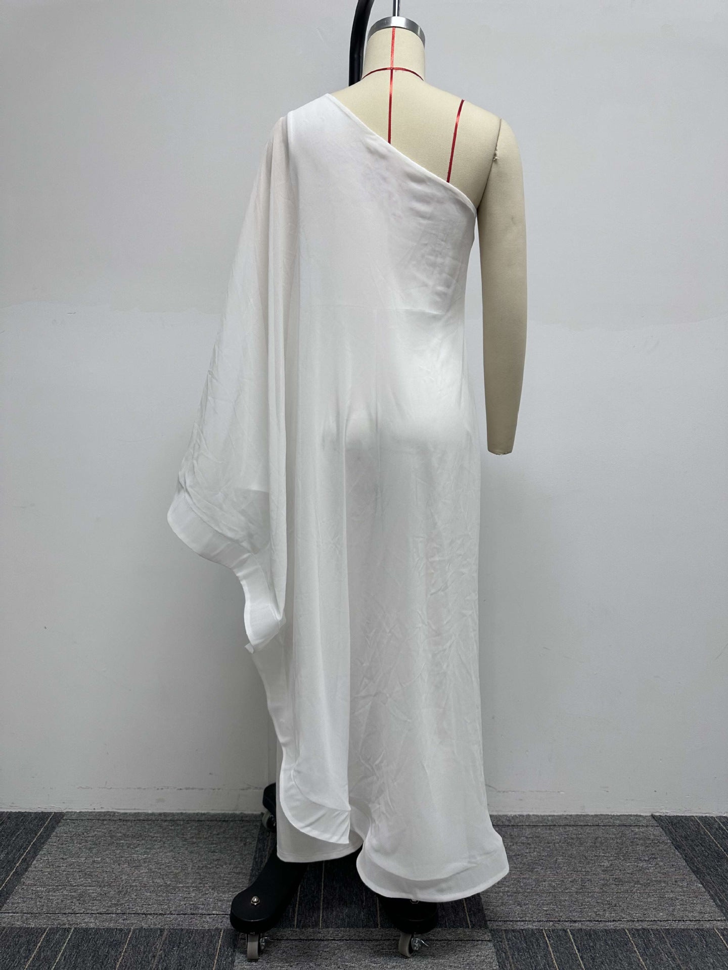 Women Sexy One Shoulder Sleeveless Stretch Jumpsuit 22