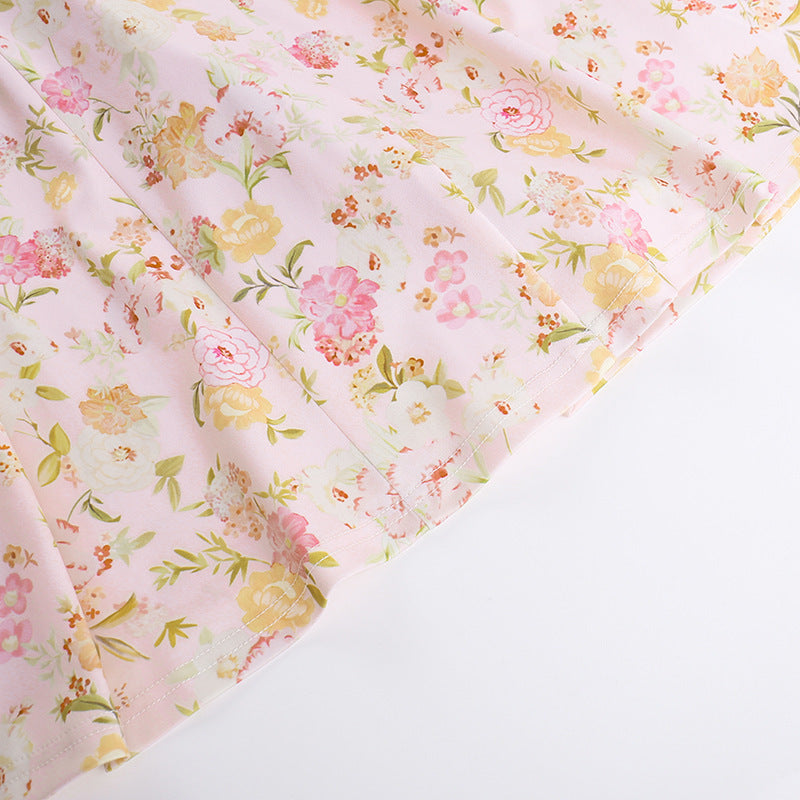 Summer Fashion Print Halter Neck Strap Long Dress 16