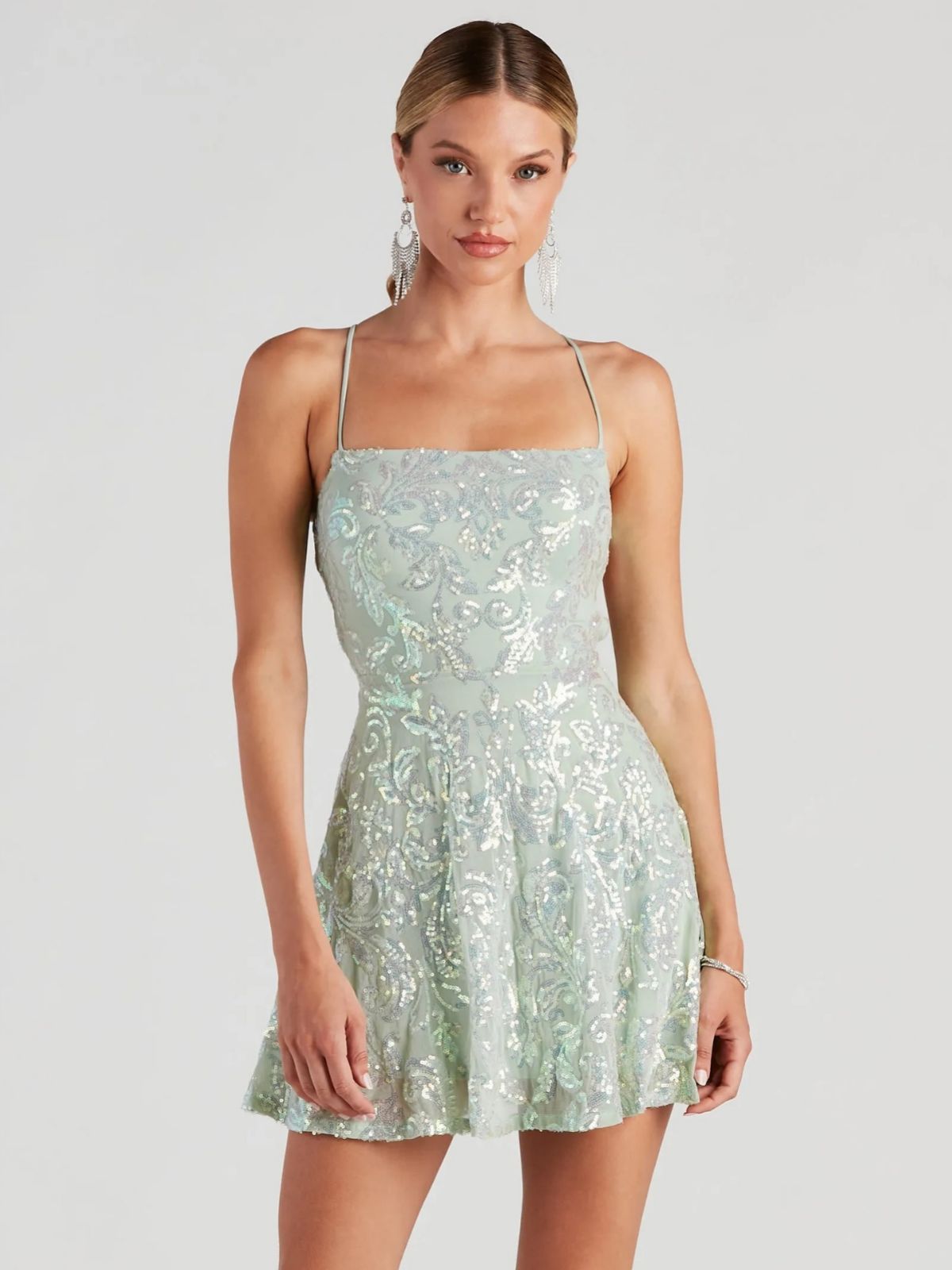 Women Sexy Sequin Summer Party Dress