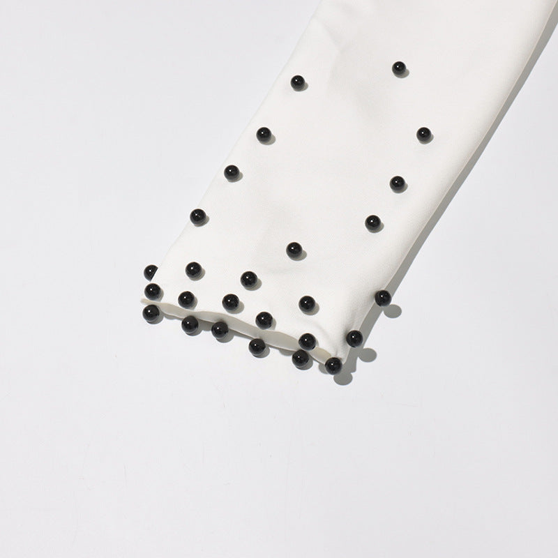 Women beaded top + skirt two-piece set 14