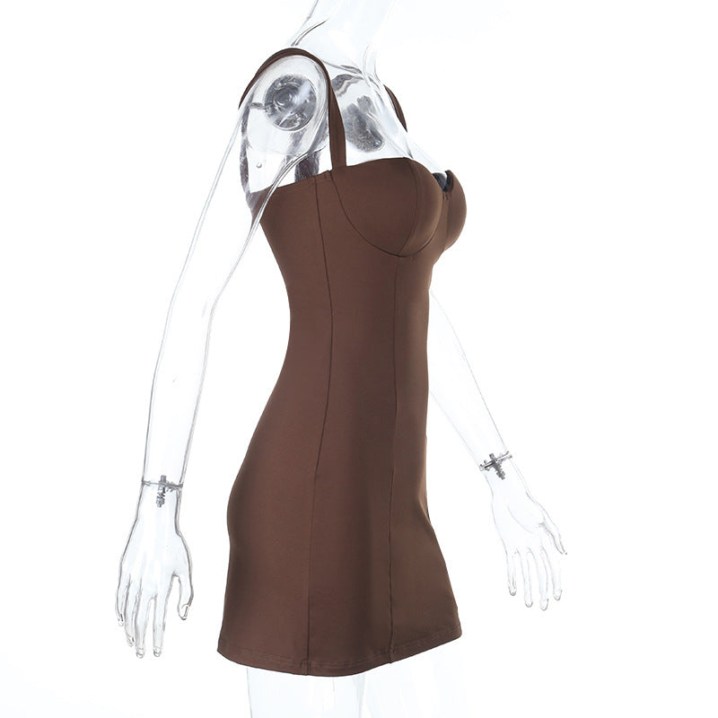 Summer Slim Strap Sleeveless Bodycon Dress 4