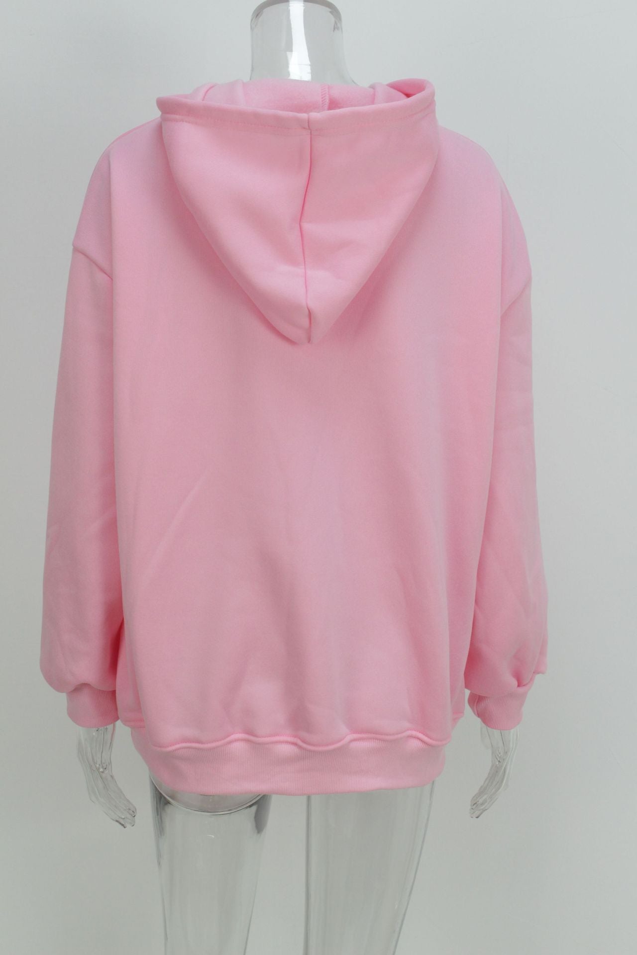 Autumn Loose Solid Color Hooded Pocket Fashion Hoodies 43