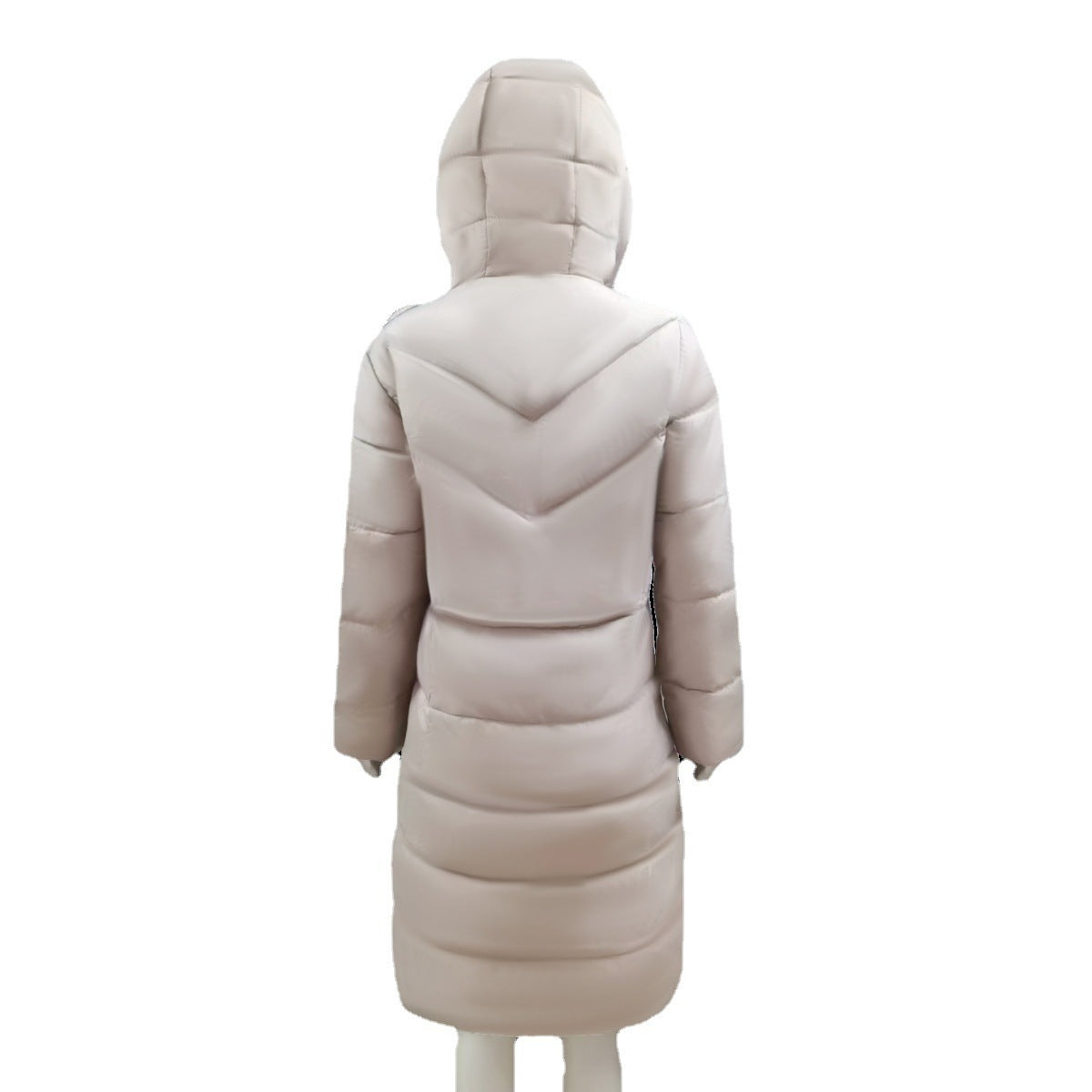 Winter Hooded Women'S Cotton Down Coat Women Long Slim Fit Cotton Padded Jacket Warm Women'S Coat 9