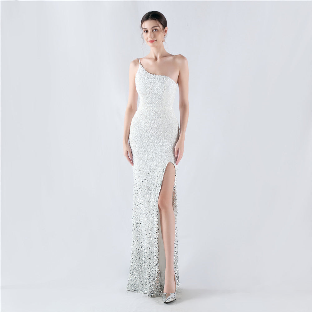 Plus Size Women Sequin Formal Party Maxi Evening Dress 8