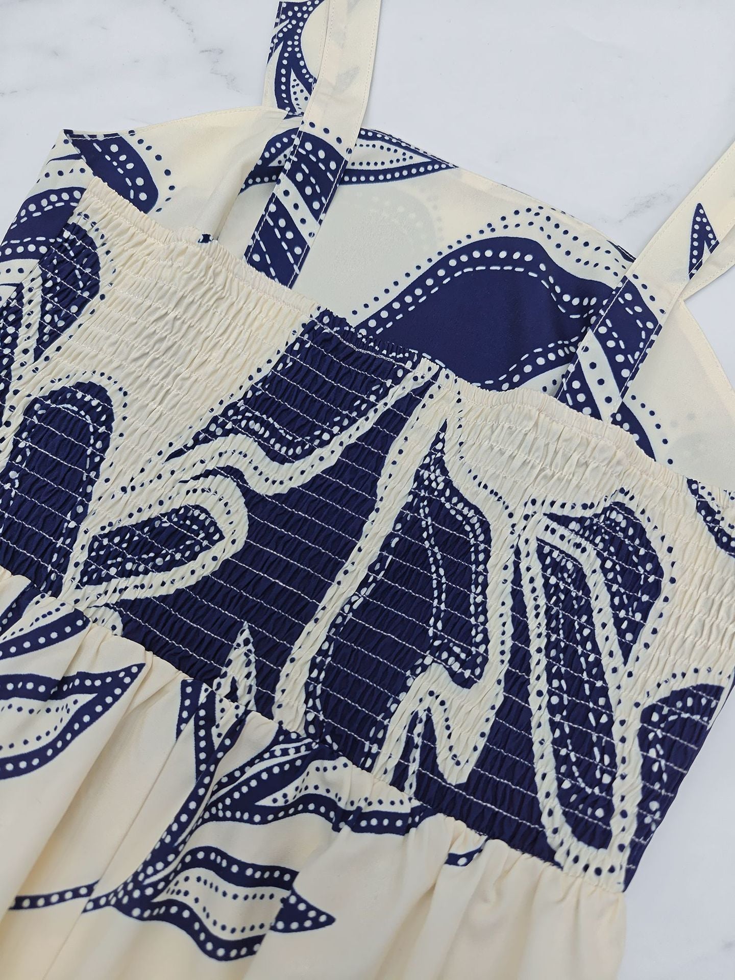 Women Holidays Printed Casual Sleeveless Dress 8