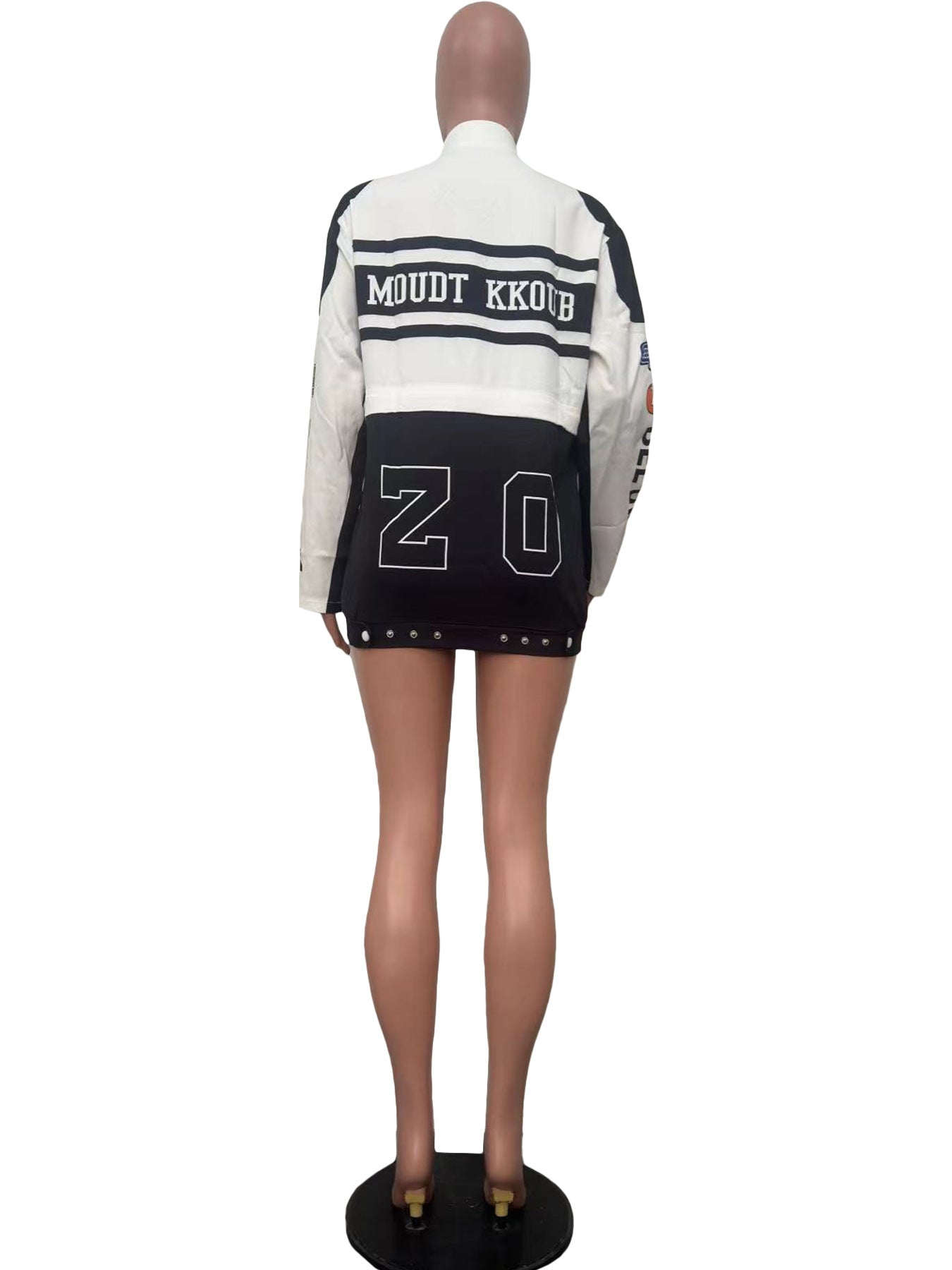 Women Detachable Print Jacket 34