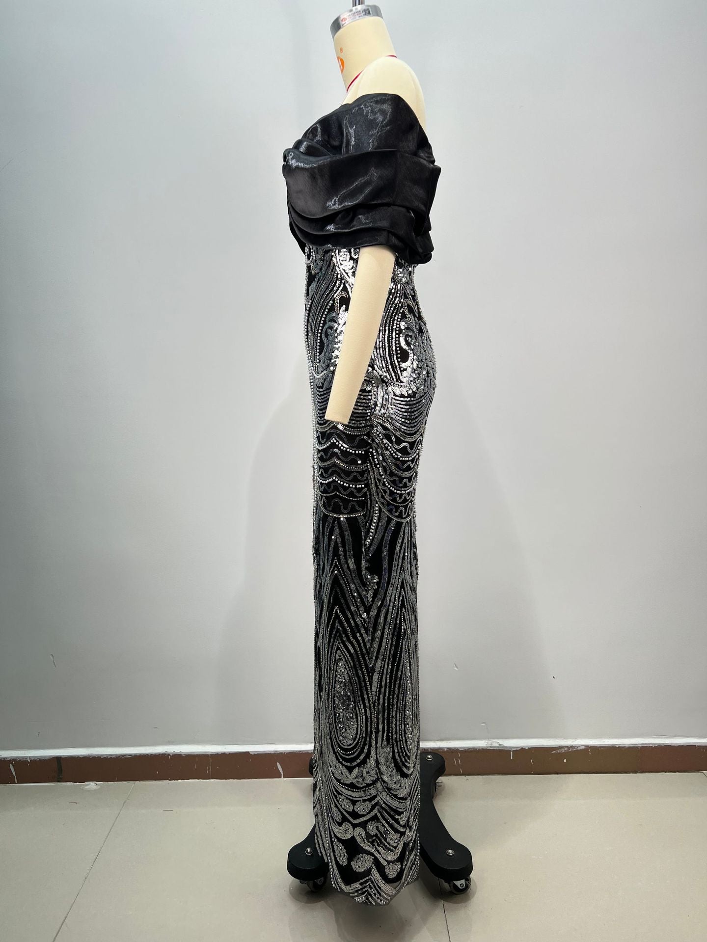 Women Embroidered Formal Party Evening Dress 6