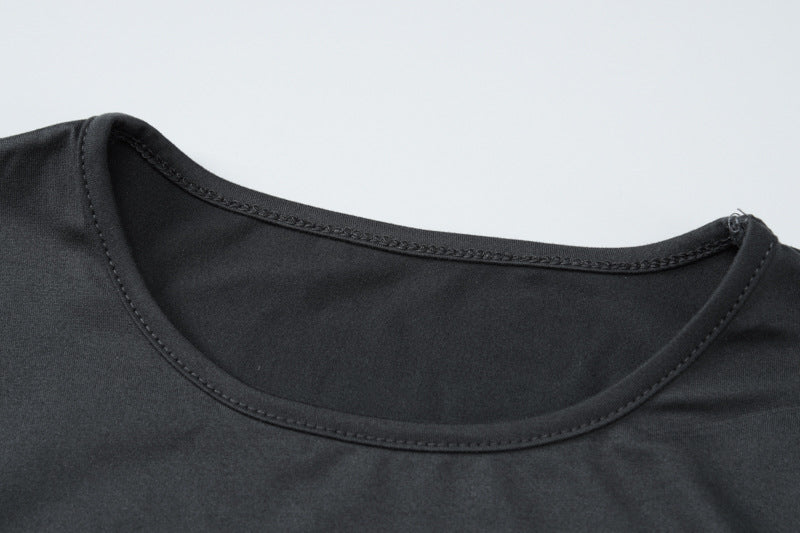 Women Casual Round Neck Long Sleeve Top and Pants Two-piece Set 9