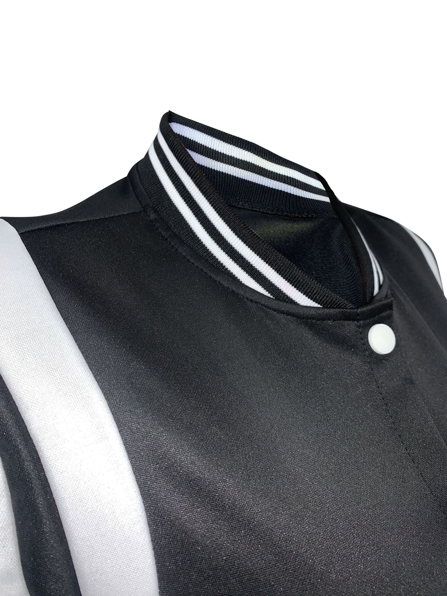 Women Autumn Button Pocket Ribbed Sports Casual Baseball Dress 5