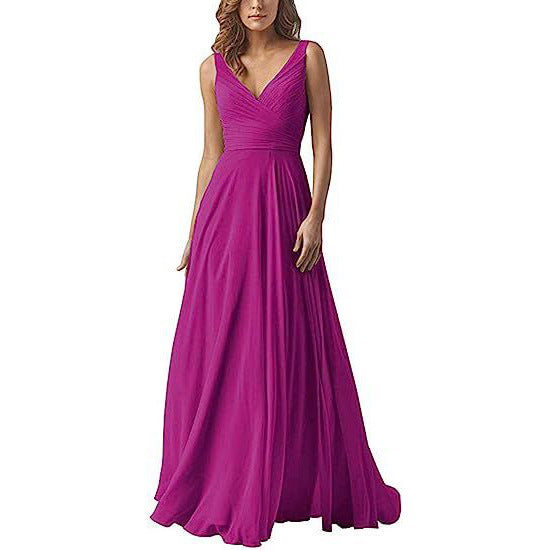 Women Sexy V-Neck Prom Party Dress（Processing time need 3-6 days） 7