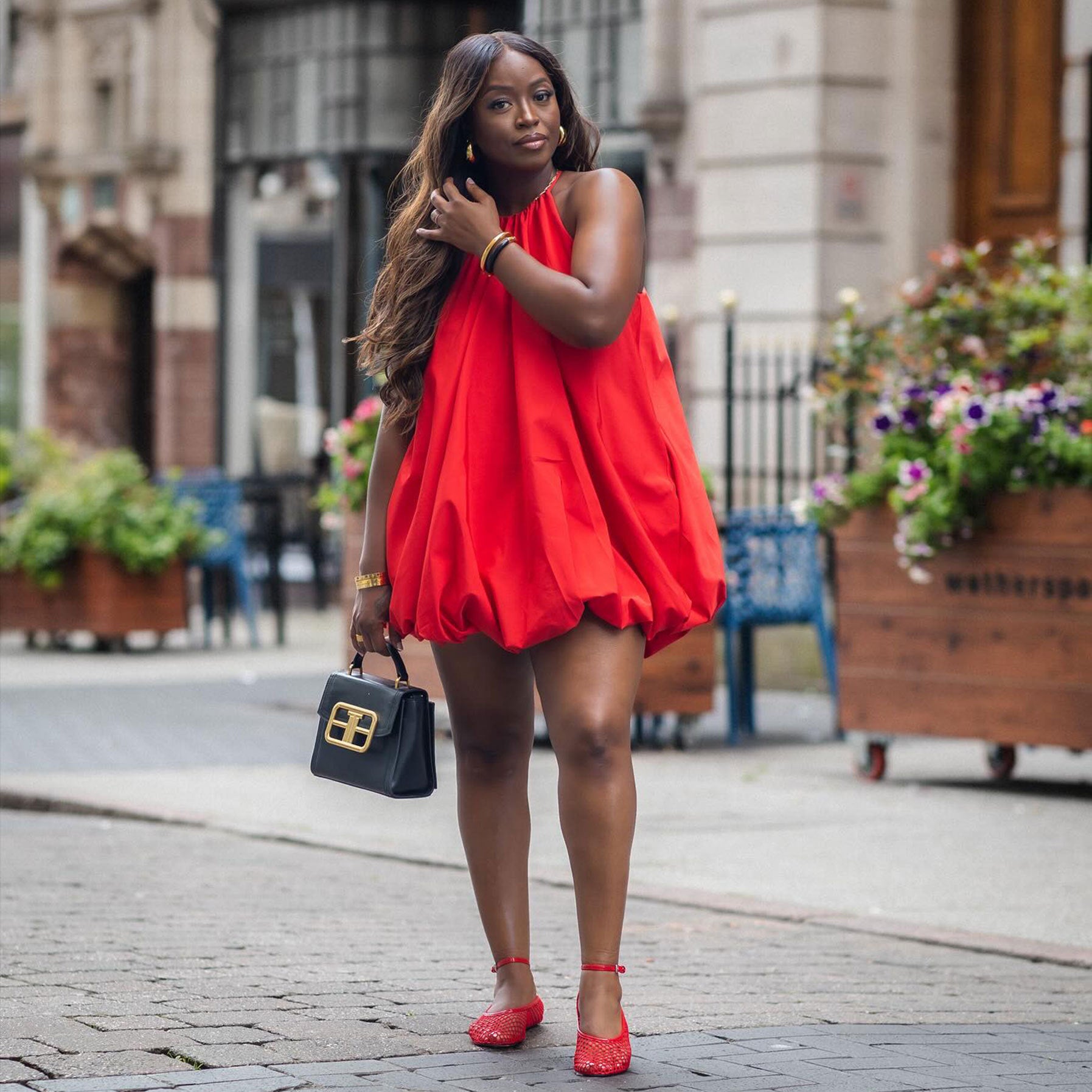 Solid Color Sleeveless Short Bubble Dress 4