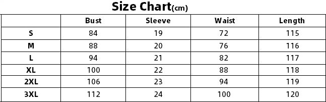 Women Round Neck Elegant Puff Sleeve African Dress 8