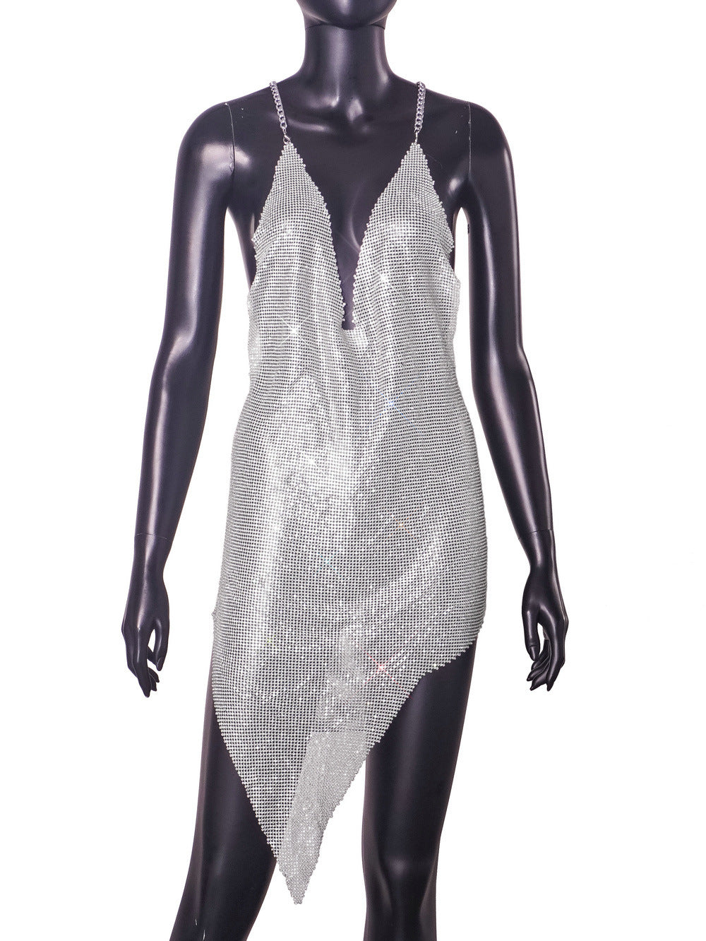 Women's Autumn Metal Sequin Sexy Dress 7