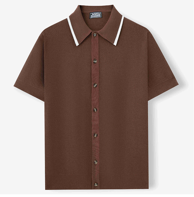 Men's Summer Short-sleeved Polo T-shirt 11