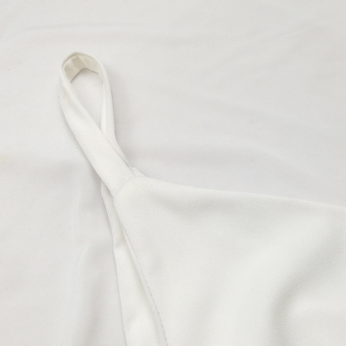 Sexy V-Neck Black And White Patchwork Straps Slit Dress 12