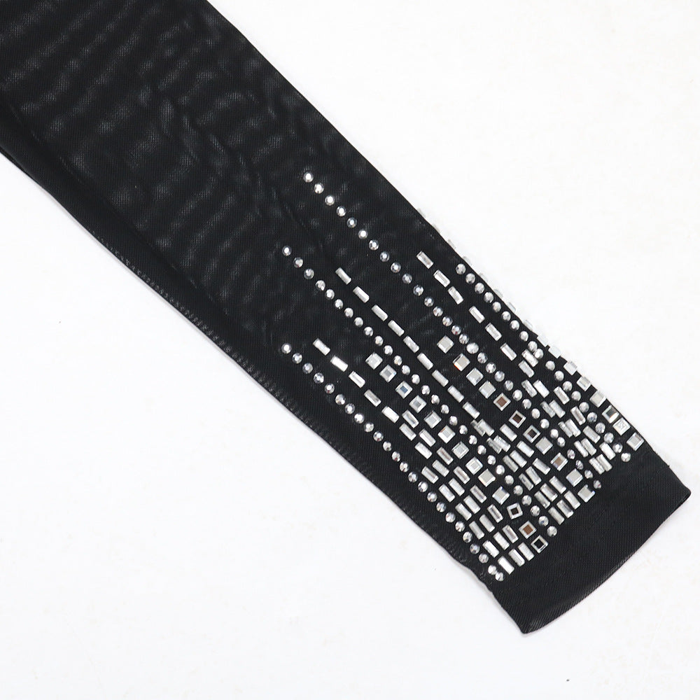 Women Round Neck Beaded Jumpsuit 9