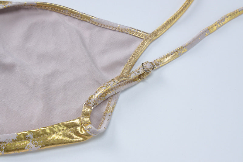 Women's Winter Fashion Sexy Low Back Shiny Strap Dress 13