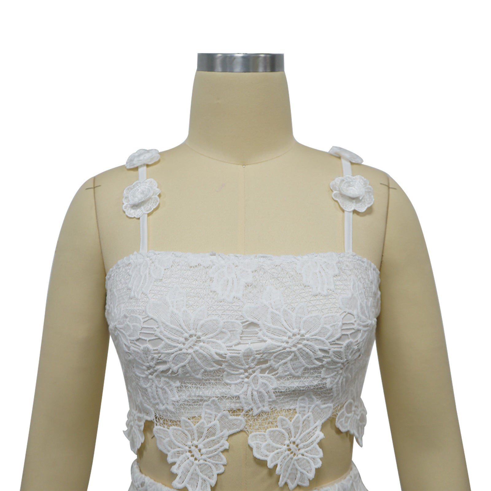 Women summer suspender lace pants two-piece set 17