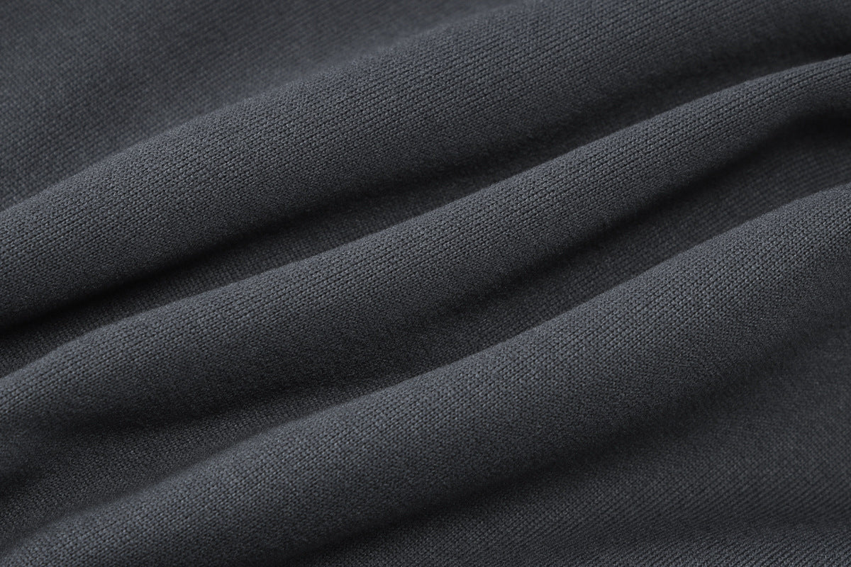 Women Winter Letter Print Long Sleeve Hoodies And Shorts Two-piece Set 20