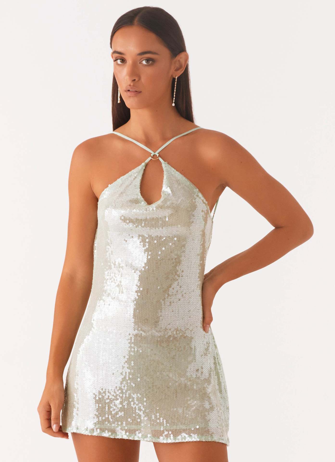 Women Backless Halter Neck sleeveless sexy bodycon dress 22