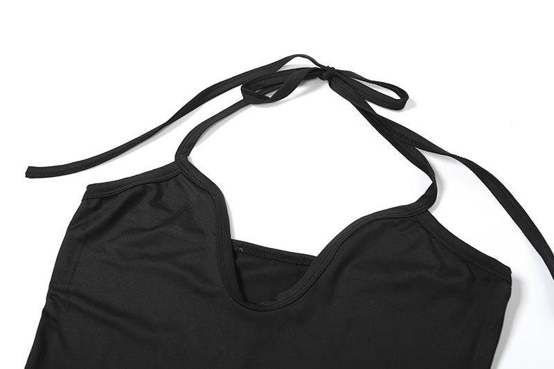 Women V Neck Sexy Lace Bodycon Solid Dress 8