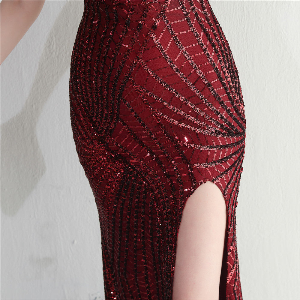 sequins plus Plus Size Formal Party Evening Dress 28