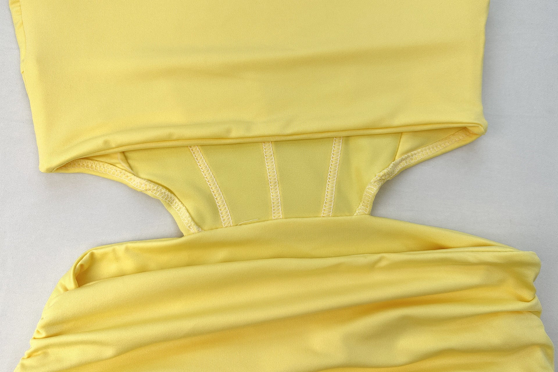 Summer Asymmetric One Shoulder Sheer Cut Out Bodycon Dress 11