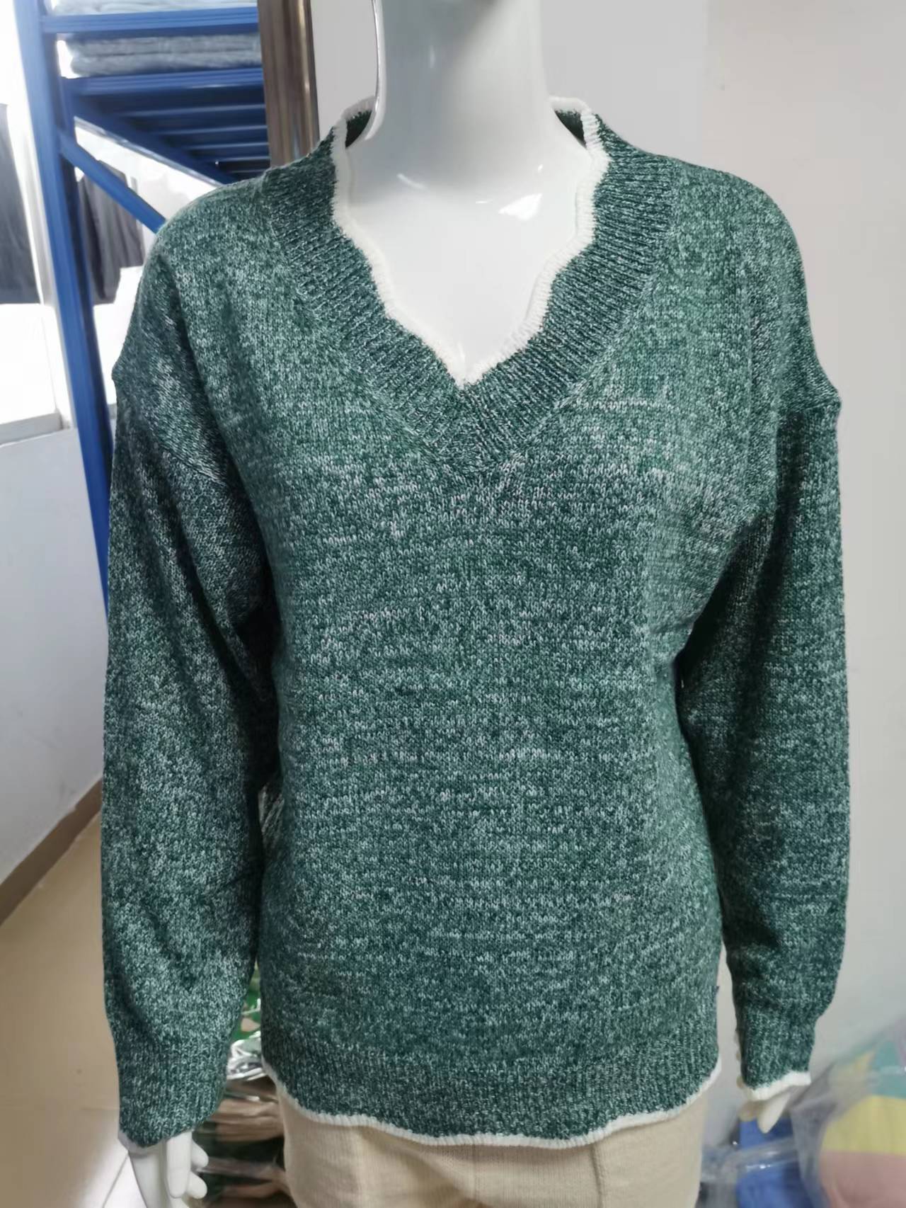 Women v-neck knitting sweater 21