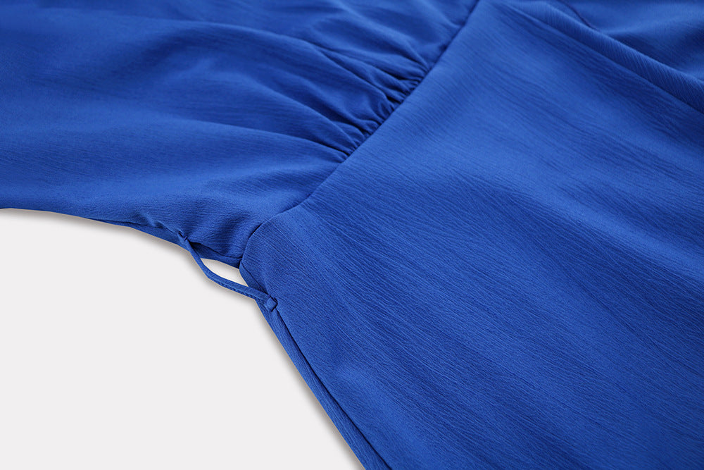 Plus Size Women V-Neck Ruffled Lace Dress 28