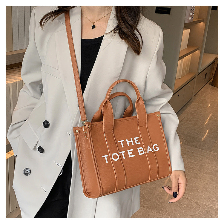 Women Printed Simple Letter Hand Shoulder Crossbody Bag 22