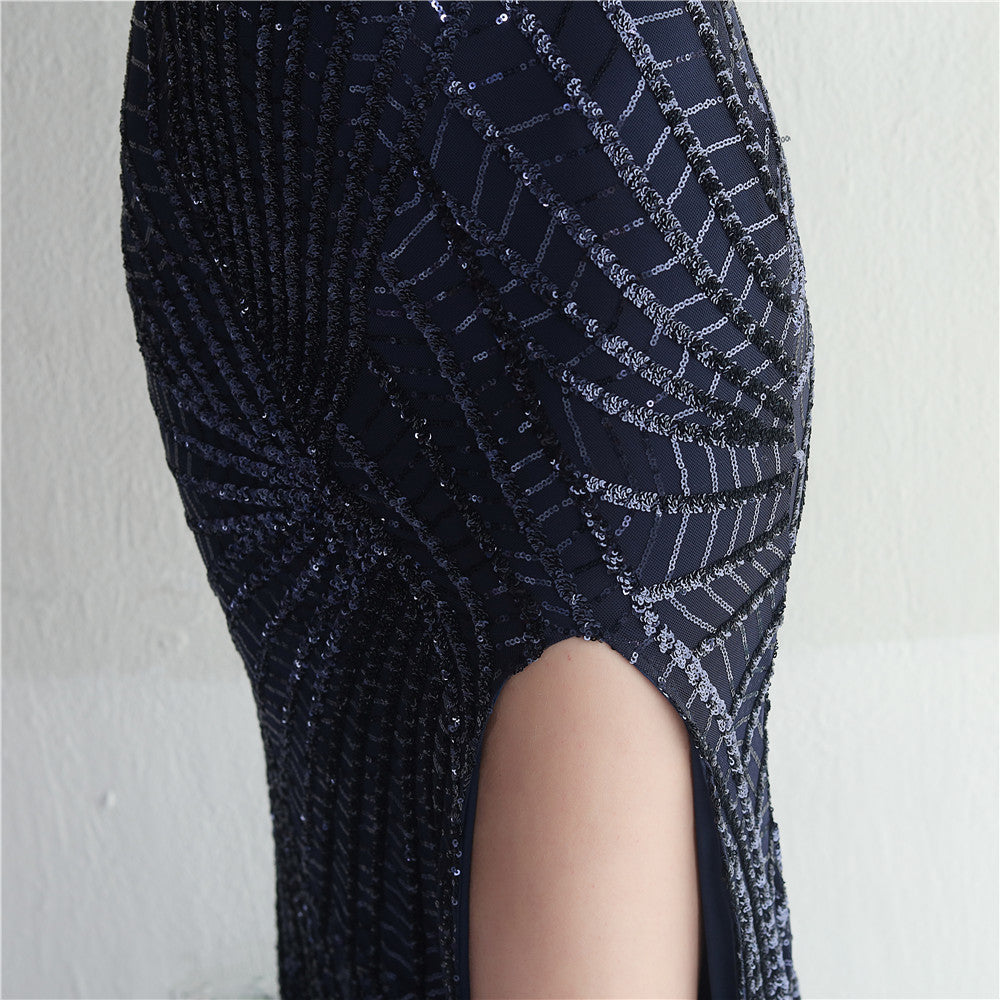 sequins plus Plus Size Formal Party Evening Dress 17