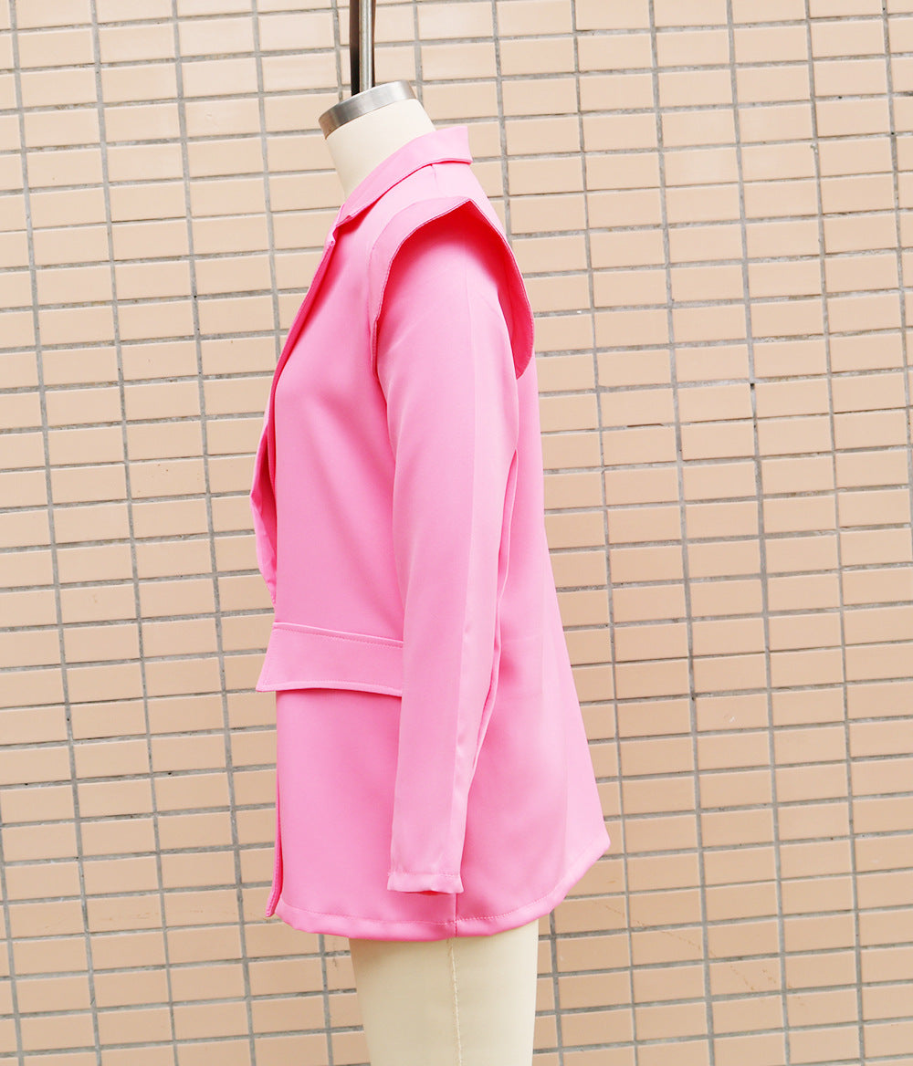 Women Loose Casual Long Sleeve Blazer Jacket 11