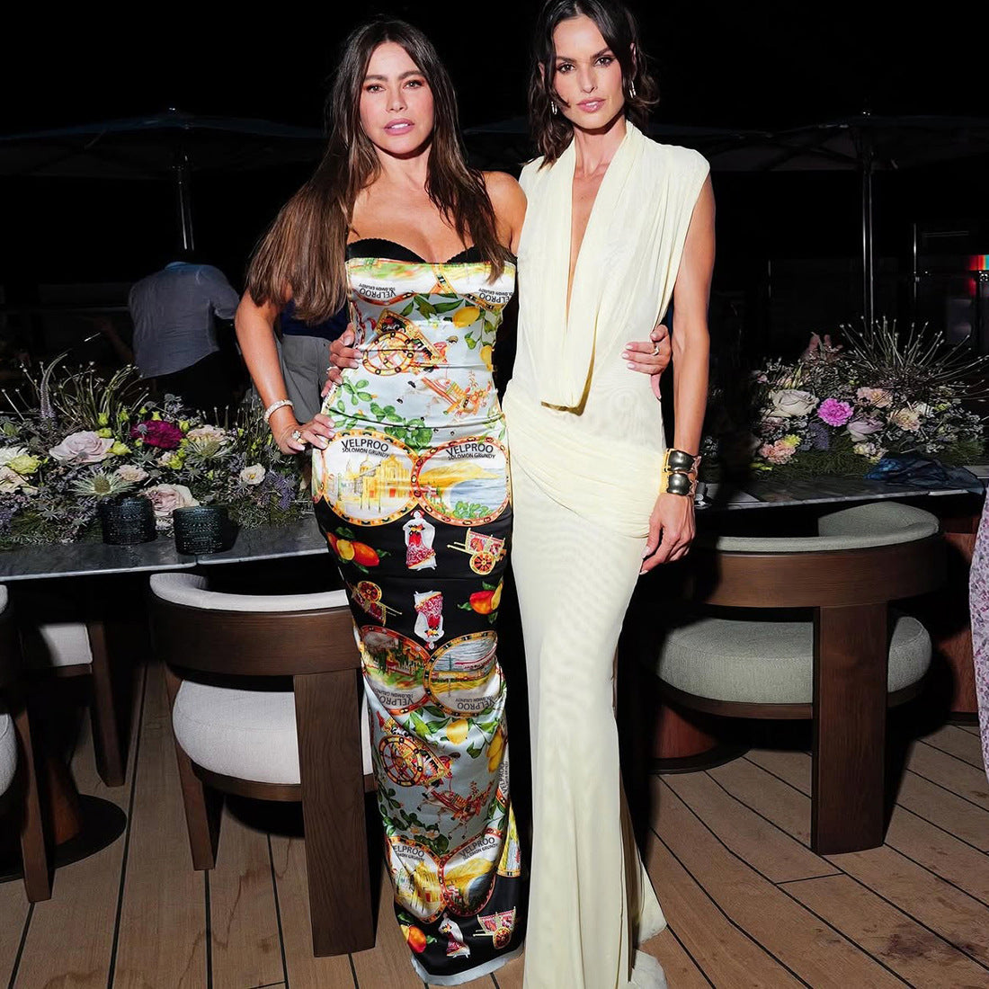 Women Fall Style Print Sleeveless Strap Dress 5