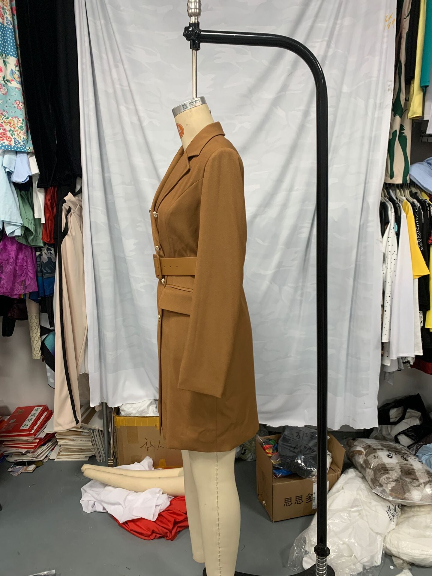 Women long sleeve Blazer dress 6