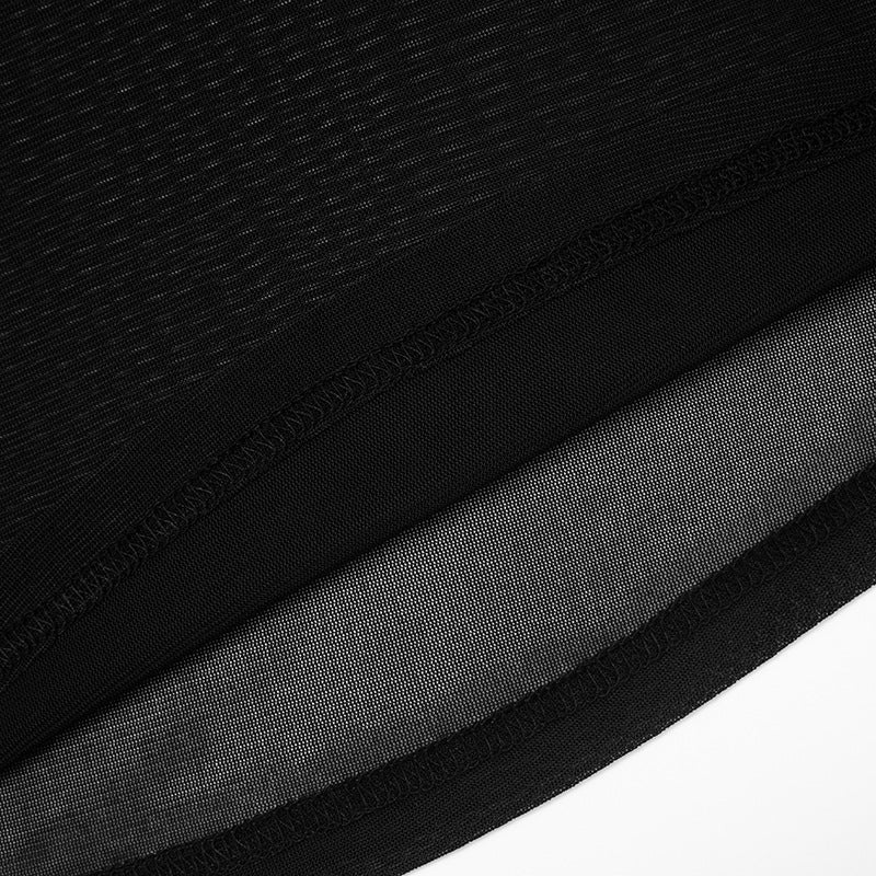 Women Fall Sexy See-Through Mesh Bell Bottom Pant 12