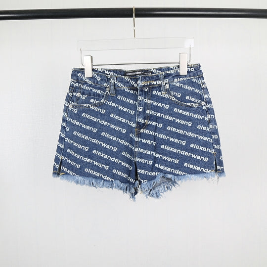 Summer Letter printing fashionable Casual Denim shorts 3